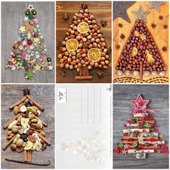 Edition Colibri 100-piece Christmas card set CHRISTMAS: Postcard set with a colorful mix of Christmas cards with 25 different motifs á 4 pcs (10642-10831)