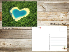 Edition Colibri postcard set LANDSCAPES AND NATURE, 30 different motifs from Germany to the Caribbean, from the North Sea to the South Sea, from all 4 seasons