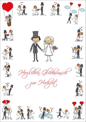 LUSTIGE XL Hochzeitskarte