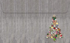10 Christmas cards colorful Christmas tree with envelope - 10 identical nostalgic folding cards for Christmas in a set with matching envelopes and colorful Christmas tree design