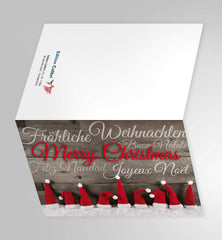 10 x  FRÖHLICHE WEIHNACHTEN Weihnachtskarten-Set